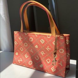Dooney & Bourke Pink Vinyl Monogram Mini Purse